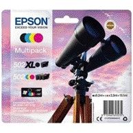 Epson - Tintenpatrone 502XL 502 T02W9 Schwarz + 3 Farben