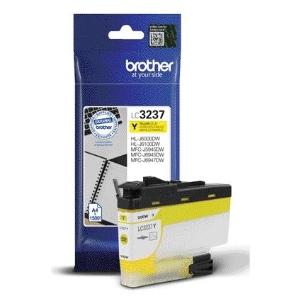 Brother - Cartouche d'encre LC-3237Y jaune