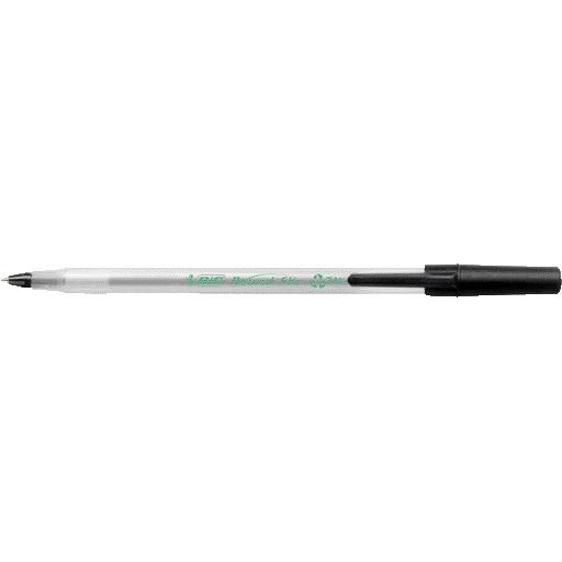 Bic - Stylo bille Ecolutions rond stic moyen noir | 60 pièces