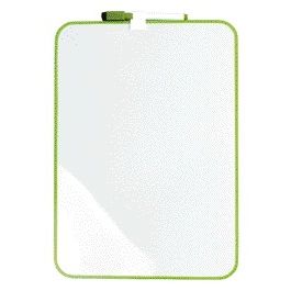 DESQ - Tableau blanc 24x34cm + marqueur profil vert