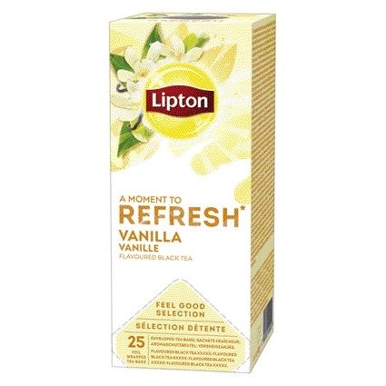 Lipton - Tea Refresh Vanille 25x1,5gr | 6 Stück