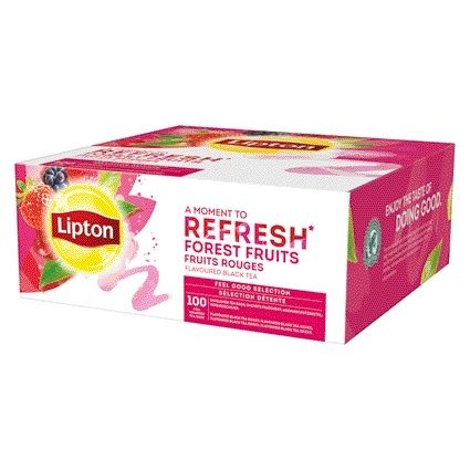Lipton - Tee Erfrischende Waldfrüchte 100x1,5gr | 12 Stück