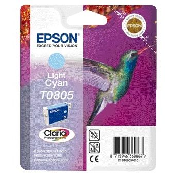 Epson - Cartouche d'encre T0805 bleu clair
