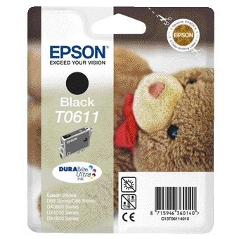 Epson - Inktcartridge T0611 zwart
