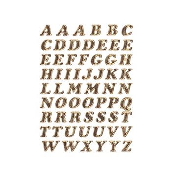 HERMA - Etiquette 4192 lettres 8mm A-Z feuille d'or 61 pièces