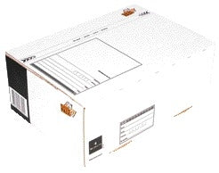 CleverPack - Postpaketkasten 4 305x215x110mm weiß | 5 Stück