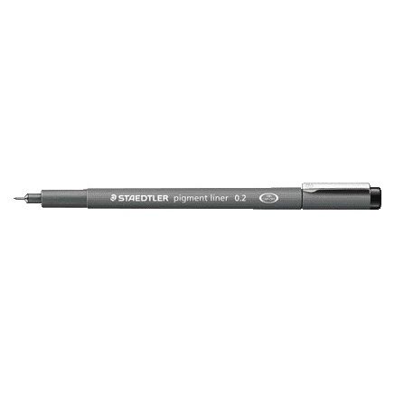 Staedtler - Fineliner pigment 308 0.2mm zwart | 10 stuks
