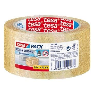 Tesa - Verpakkingse pack® Extra Strong 66mx50mm transparant