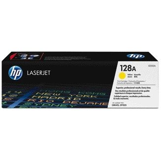 HP - Tonercartridge ce322a 128a geel