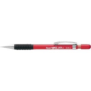 Pentel - Druckbleistift A313 HB 0,3 mm rot