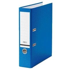 Qbasic - Ordner A4 80mm carton bleu