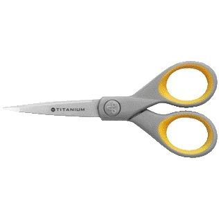 Westcott - Kantoorschaar 130mm met softgrip titanium