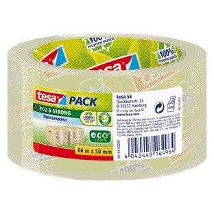 Tesa - Verpakkingse pack eco 66mx50mm transparant | 6 stuks