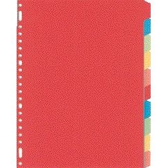 Kangaro - Onglets 23 trous PE410M Carton assorti 10 pièces