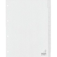 Kangaro - Languettes 4 trous G412F 12 pièces + fenêtre gris PP | 25 pièces