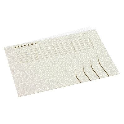 Jalema - Faltmappe A4 100 % Recyclingkarton 250gr grau | 25 Stück