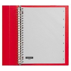 Quantore - Tabbladen 23-gaats 1-7 genummerd grijs PP