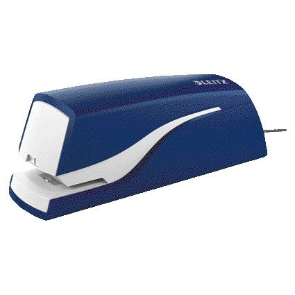 Leitz - Agrafeuse NeXXt électrique sans contact 10 feuilles bleue
