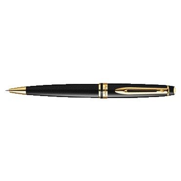 Waterman - Stylo bille Expert laqué noir GT medium