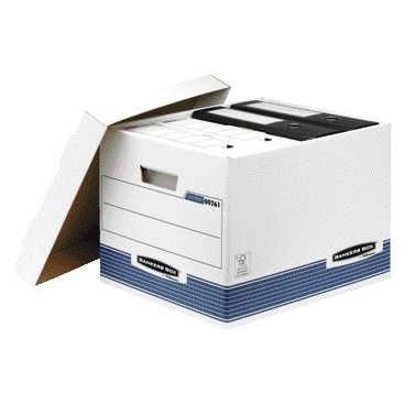 Bankers Box - Archiefdoos System standaard wit blauw