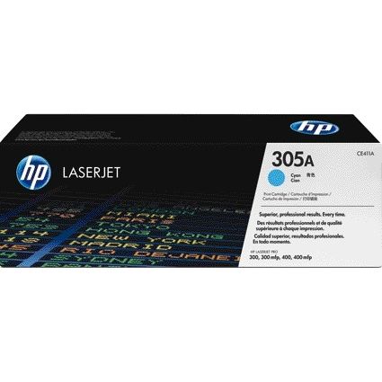 HP - Cartouche toner ce411a 305a bleu