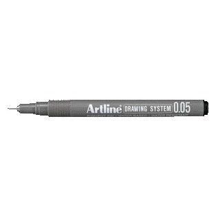 Artline - Fineliner technique 0,05mm noir | 12 pièces