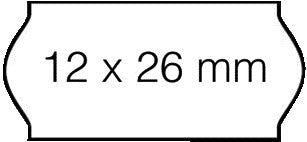 Sato - Prijsetiket 12x26mm samark permanent wit | 10 stuks