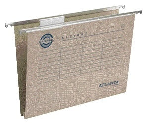 Quantore - Dossier suspendu Djois folio frontal recyclé fond U 30mm gris | 25 pièces