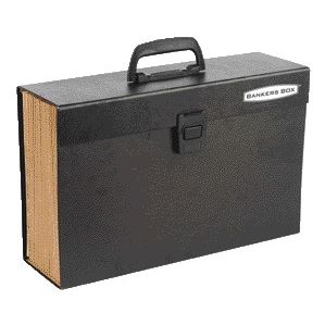 Bankers Box - Sorteerkoffer handifile 19vk zwart
