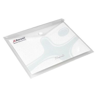 Rexel - Umschlagtasche Eis A5 transparent 5 Stück