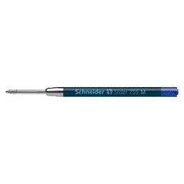 Schneider - Kugelschreibermine 755 Slider mittelblau | 10 Stück