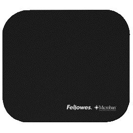 Fellowes - Muismat microban antibacterieel zwart