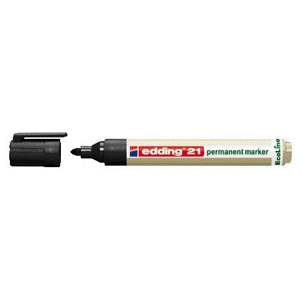 Edding - Feutre 21 EcoLine rond noir 1,5-3mm