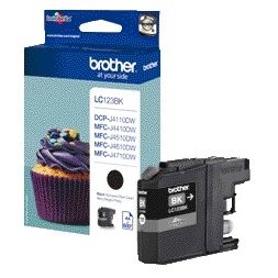 Brother - Tintenpatrone LC-123BK schwarz