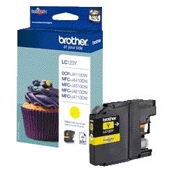 Brother - LC123Y inktcartridge 1 stuk(s) Origineel Hoog (XL) rendement Geel