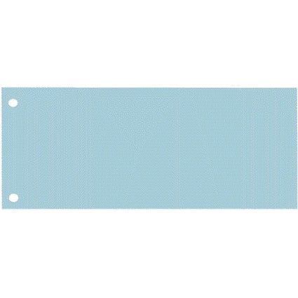 Oxford - Scheidingsstrook smal 240x105mm 190gr blauw 100 stuks