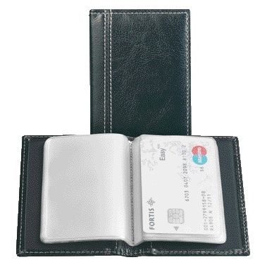 Brepols - Creditkaart etui 40 stuks zwart