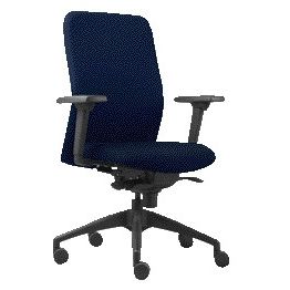 Euroseats - Sièges de chaise de bureau Vigo bleu