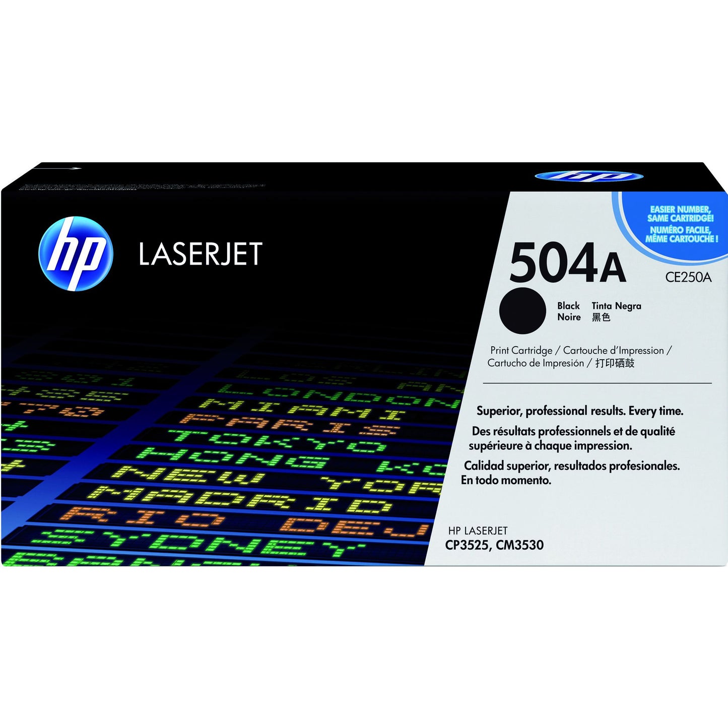 HP - Cartouche toner ce250a 504a noir