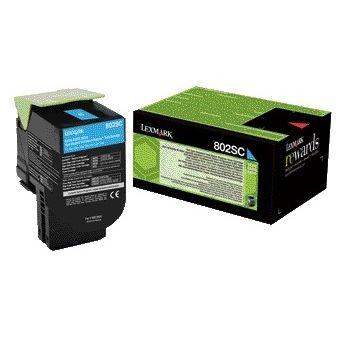 Lexmark - Tonercartridge 80c2sc0 prebate blauw