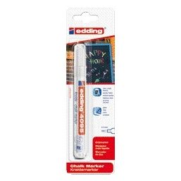 Edding - Krijtstift 4095 rond 2-3mm wit blister à 1 stuk