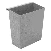 Vepa Bins - Insert pour corbeille à papier carrée grise