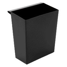 Vepa Bins - Insert pour corbeille à papier carrée noir