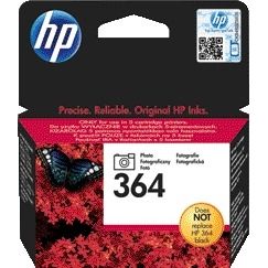 HP - Cartouche d'encre CB317EE 364 photo noire