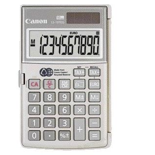 Canon - LS-10TEG calculator Pocket Financiële rekenmachine Grijs