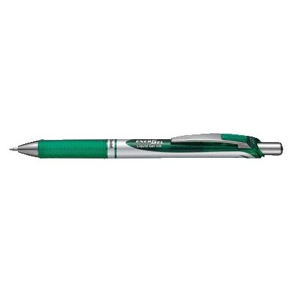 Pentel - Gelschrijver BL77 Energel medium groen | 12 stuks