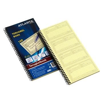 Djois - Terugbelboek recy 74x128 160 notities 40vel | 5 stuks