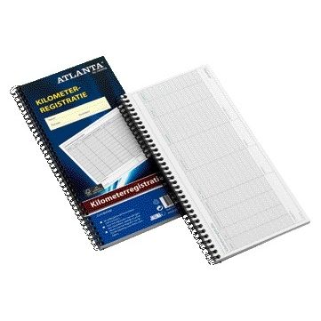 Quantore - Carnet kilométrique Djois feuille 40x2 avec spirale | 5 pièces