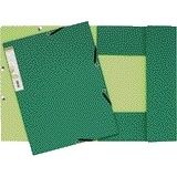 Exacompta - Elastomap Forever A4 3 rabats 380gr vert foncé