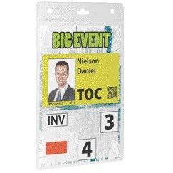Durable - Badge pour événements A6 sans cordon 20 pièces